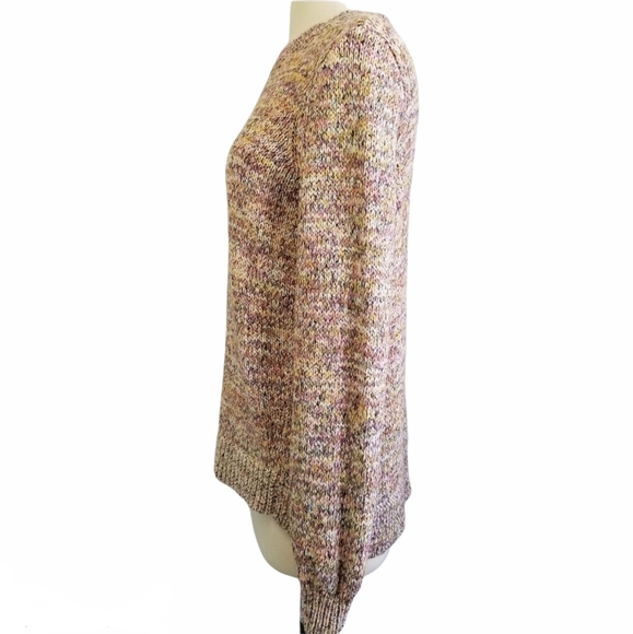 LOFT Rainbow Flecked Crew Neck Sweater Size S - Picture 7 of 9
